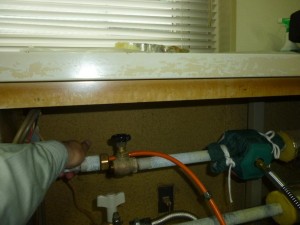 （５）エアーブラッシング中