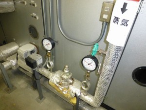 1.空調機蒸気系統減圧弁交換施工前